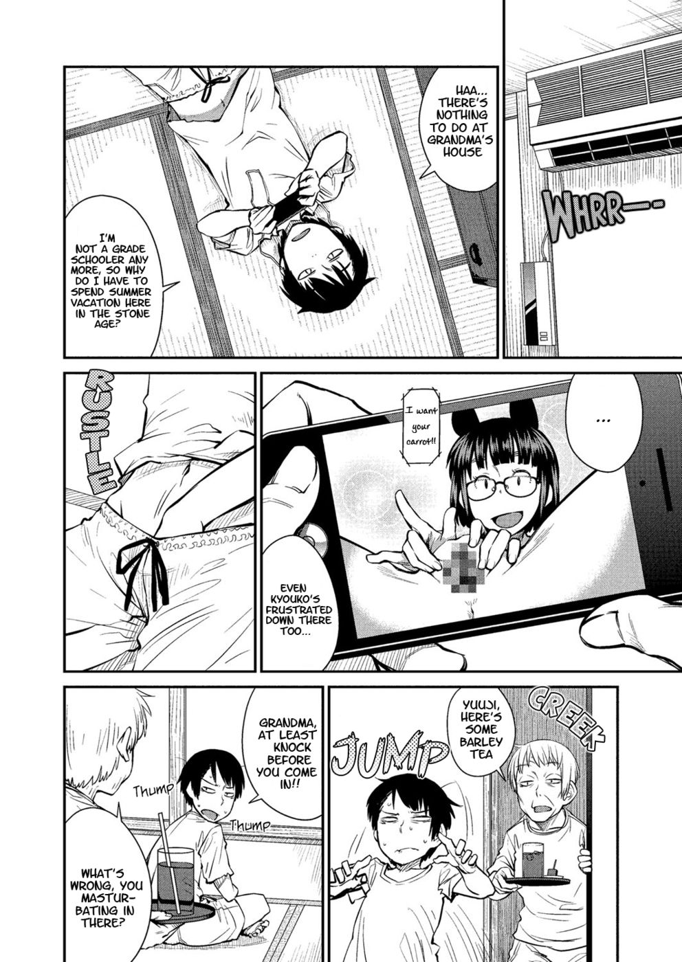 Hentai Manga Comic-Summertime Bus Stop-Read-2